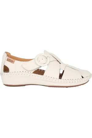 Pikolinos Sko, Dame, , 42 EU, Læder, Off White Damesandal