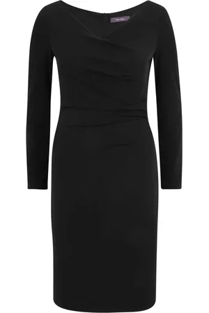 Vera Mont Kjole, Dame, Sort, S, V-Hals Cocktailkjole