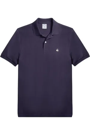 Brooks Brothers Top, Herre, Blå, S, Bomuld, Slim Fit Stretch Supima Polo Shirt