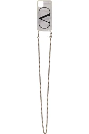 VALENTINO GARAVANI Tilbehør, Dame, Grå, ONE SIZE, Uld, Stilfuldt iPhone 11 PRO MAX Etui