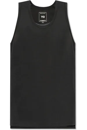 Y-3 Top, Herre, Sort, XL, Bomuld, Ærmeløs T-shirt
