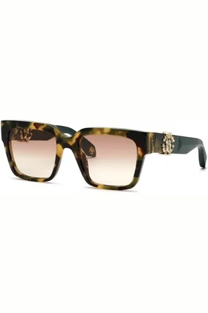 Roberto Cavalli Tilbehør, unisex, Brun, 54 MM, Vintage Havana Brune Gradient Solbriller