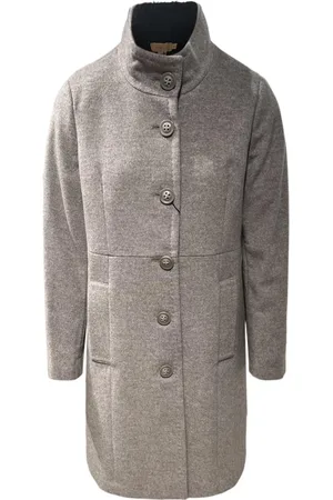 Sand Frakke, Dame, Brun, 2XL, Uld, Clic Wolf Parka Jakke