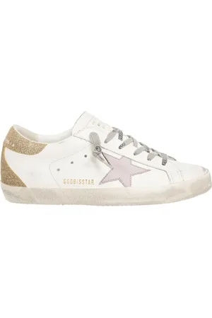 Golden Goose Sko, Dame, Flerfarvet, 37 EU, Uld, Vintage Distressed Lace-Up Sneakers