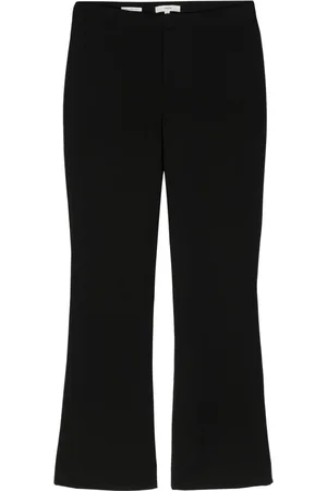 Vince Bukser, Dame, Sort, XL, Bomuld, Elegant Sorte Bukser Bomuld Nylon