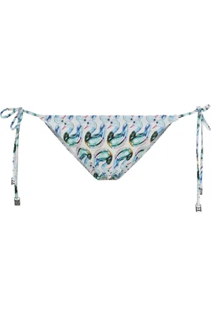 Tory Burch Badetøj, Dame, Flerfarvet, L, Uld, Justerbar Bikini Hipster Badedragt Bund