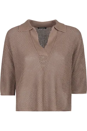 Canessa Top, Dame, Brun, M, Kortærmet Polo Skjorte