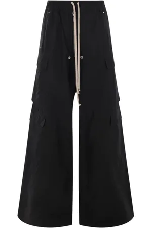 Rick Owens Bukser, Herre, Sort, M, Cargo Jumbo Belas Bukser