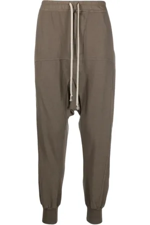 Rick Owens Bukser, Herre, Brun, XS, Bomuld, Prisoner Knit Pants Dust