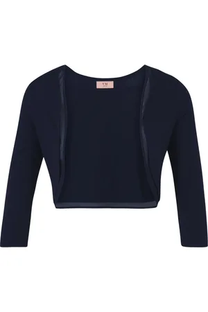 Vera Mont Jakke, Dame, Blå, XS, Uld, Elegant Bolero Jakke
