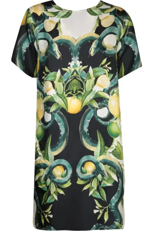 Roberto Cavalli Kjole, Dame, Flerfarvet, 2XL, Kjole