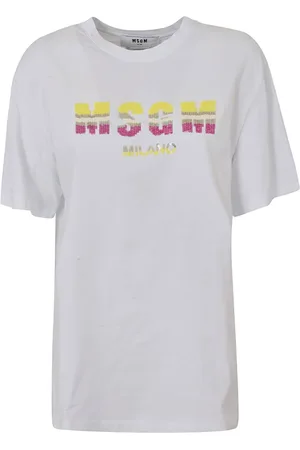 Msgm Top, Dame, Grå, M, Uld, T-shirt
