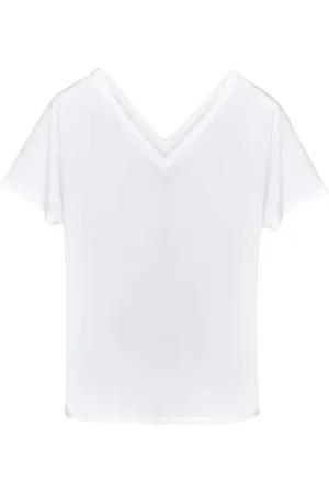 RRD Top, Dame, Hvid, S, Uld, Stilfuld T-shirt