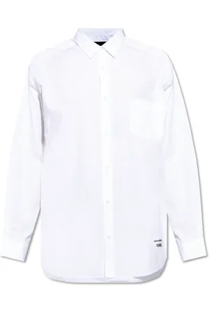 Comme des Garçons Skjorte, Herre, Hvid, M, Bomuld, Skjorte med lomme