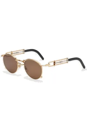 Jean Paul Gaultier Tilbehør, unisex, Gul, ONE SIZE, Uld, Stilfuldt Briller - Pas De Vis