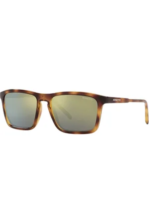 Arnette Tilbehør, Herre, Brun, 56 MM, Havana Emerald Solbriller Shyguy AN 4283