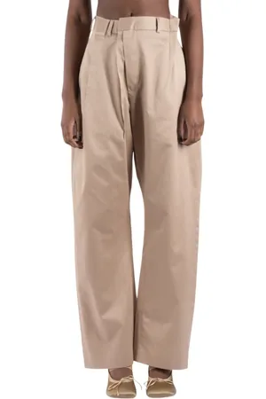Maison Margiela Bukser, Dame, , XS, Bomuld, Sand Bomuld Bukser