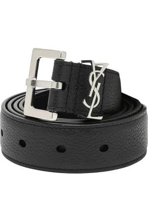 Saint Laurent Tilbehør, Herre, Sort, 100 CM, Uld, Stilfuldt Bælte