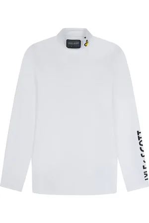 Lyle & Scott Top, Herre, Hvid, M, Tech Baselayer Strik