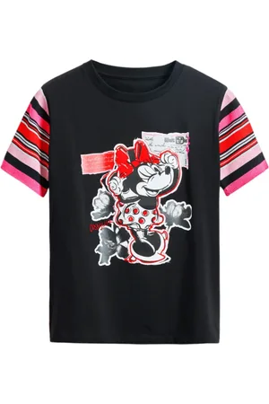 Desigual Top, Dame, Sort, S, Bomuld, Kortærmet T-shirt Kollektion