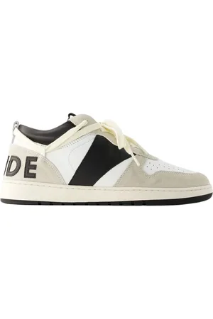 Rhude Sko, Herre, Hvid, 40 EU, Bomuld, Low Leather Sneakers