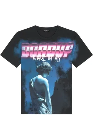 Dondup Top, Herre, Sort, L, Bomuld, Bomuld T-shirt
