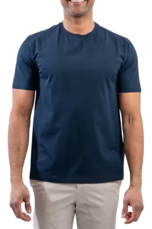 HERNO Top, Herre, Blå, S, Blå T-shirts og Polos Crew Neck