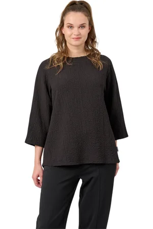 Pont Neuf Bluser & Skjorter, Dame, Sort, XS, Uld, PNGeogina Blouses
