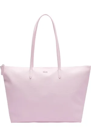 Lacoste Taske, Dame, Lyserød, ONE SIZE, Polyester, Tote Taske med Lynlås