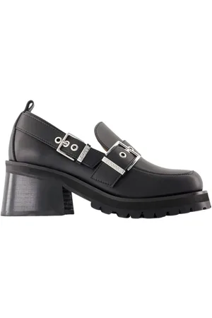 Ganni Sko, Dame, Sort, 39 EU, Læder, Sort Læder Feminine Loafers