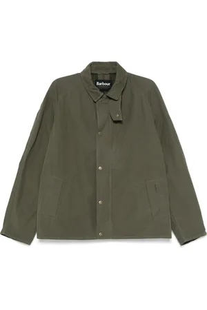 Barbour Jakke, Herre, Grøn, XL, Grøn Front Lynlås Jakke Lange Ærmer