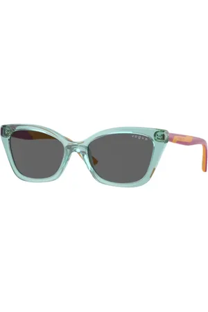 vogue Tilbehør, unisex, Grøn, ONE SIZE, Uld, Elegant solbriller 2020 stil