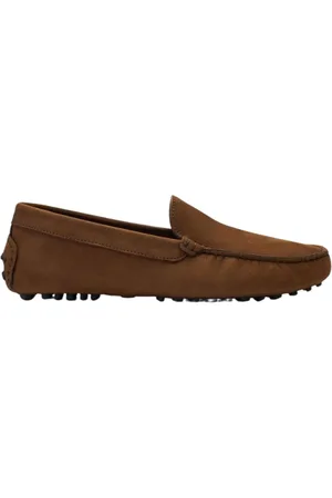 Scarosso Sko, Herre, Brun, 40 1/2 EU, Læder, Brun Nubuck Driving Sko