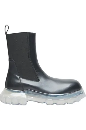 Rick Owens Sko, Herre, Sort, 41 EU, Læder, Støvler