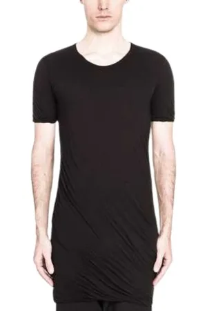 Rick Owens Top, Herre, Sort, S, Bomuld, Double Tee