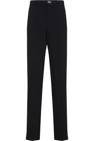 Givenchy Bukser, Herre, Sort, XL, Uld, Sort uldbukser