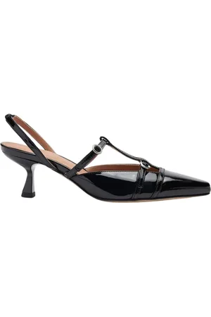 Scarosso Sko, Dame, Sort, 41 EU, Læder, Selena T-Bar Pumps
