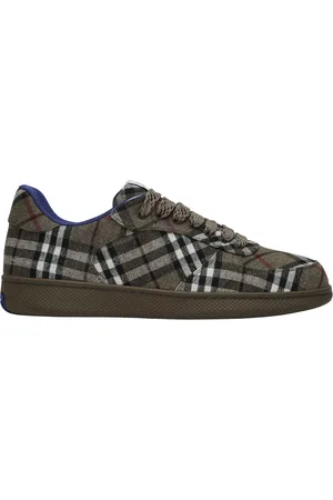 Burberry Sko, Herre, Flerfarvet, 43 EU, Lav-top Sneaker