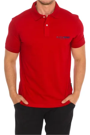 Philipp Plein Top, Herre, Rød, XL, Bomuld, Kortærmet Polo Skjorte