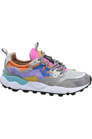 Flower Mountain Sko, Dame, Flerfarvet, 39 EU, Vibrant Grey Flade Sko Yamano