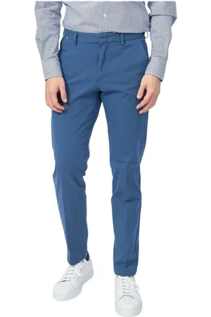 HUGO BOSS Bukser, Herre, Blå, S, Bomuld, Blå Slim Fit Bukser Kaito Stil