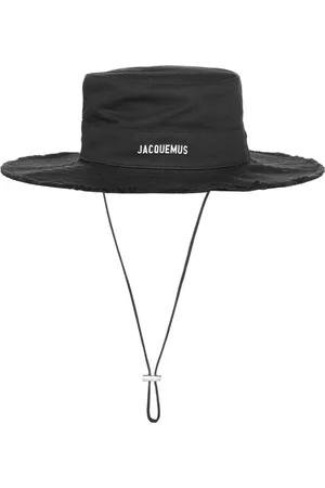 Jacquemus Tilbehør, Dame, Sort, 56 CM, Bomuld, Sort Artichaut Spandehat