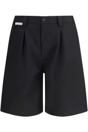 GR10K Shorts, Herre, Sort, L, Denim, Denim Shorts med lynlås og knaplukning