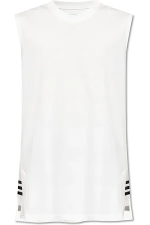 Y-3 Top, Herre, Hvid, L, Bomuld, Ærmeløs T-shirt