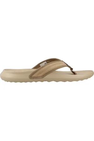 Hey dude Sko, Herre, Brun, 43 EU, Uld, Stilfulde Flip Flops til Sommeren