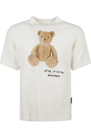 Palm Angels Top, Herre, Hvid, M, Uld, Stilfulde Tee og Poloer
