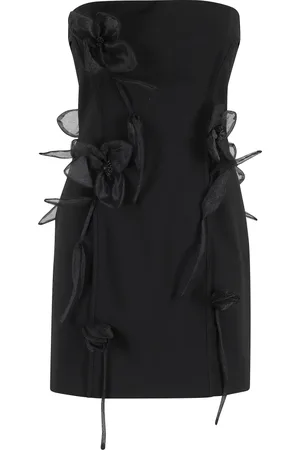 ROTATE Kjole, Dame, Sort, L, Polyester, Rose Tube Dress