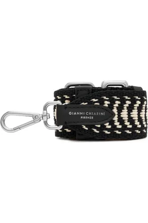 Gianni chiarini Taske, Dame, Sort, ONE SIZE, Uld, Raffia Etnisk Skulderrem