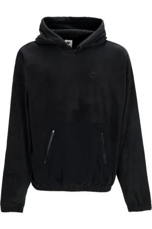 Nike Sweathshirts & Hoodies, Herre, Sort, M, Polyester, Fleece Polar Hoodie Oversize