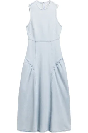 Ivy & Oak Kjole, Dame, Blå, L, Marca ANN Kjole